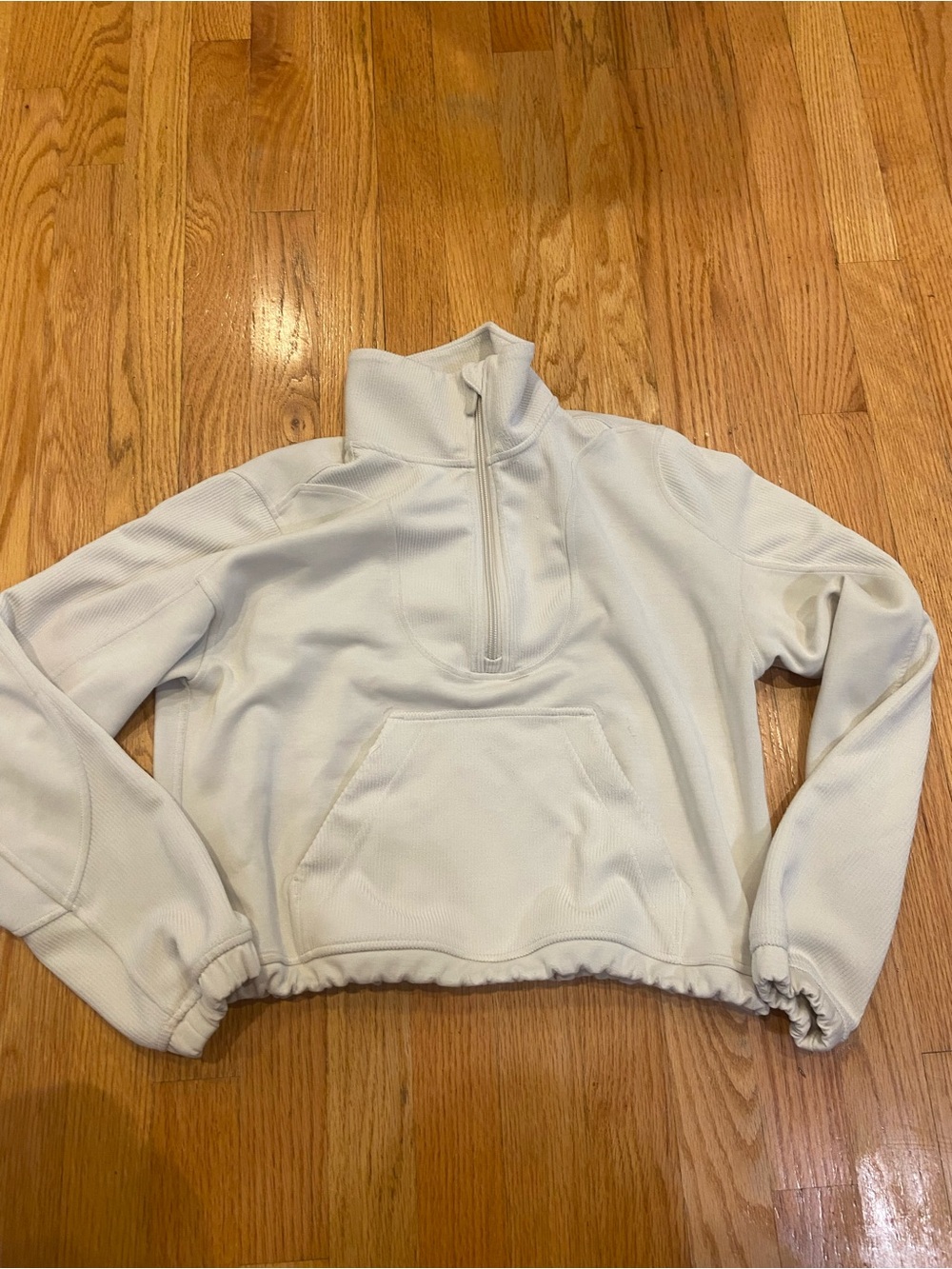 lululemon athletica Cream softstream half zip